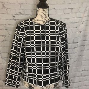Liz Claiborne waist length suit blazer